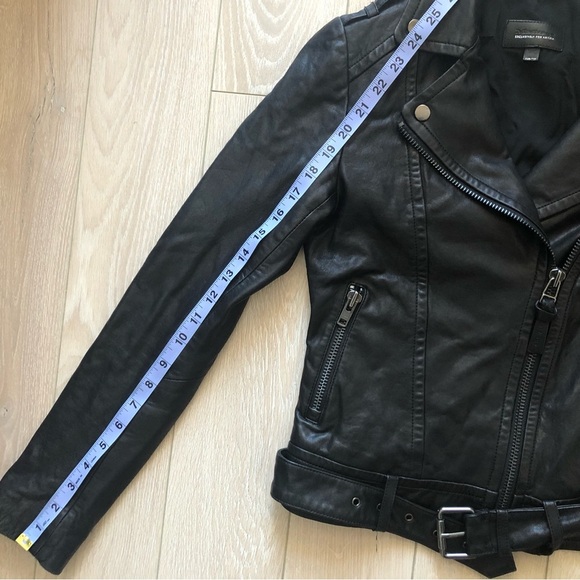 Mackage Exclusively for Aritzia Black Genuine Leather Biker Jacket - Picture 4 of 16